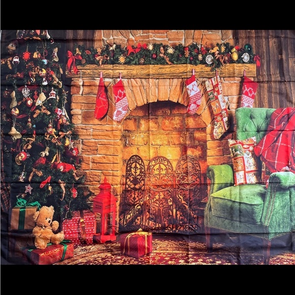 Christmas Backdrop 50”H x 58”W-NEW - Picture 1 of 2